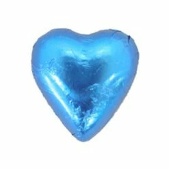 Belgian Milk Chocolate Hearts - Blue (5kg Box) -AU Snack Sales Store blue 43142.1542429709