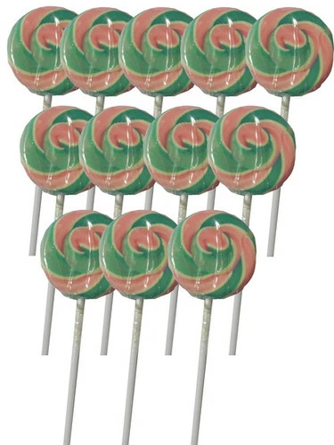 Swirl Lollipops - Light Blue And Pink Blueberry (Bag Of 12) 1 Swirl Lollipops - Light Blue And Pink Blueberry (Bag Of 12)