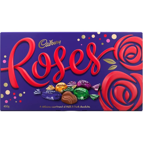 Cadbury Roses Chocolate - Bulk Boxes (450g Box X 6pc Display) 1 Cadbury Roses Chocolate - Bulk Boxes (450g Box X 6pc Display)
