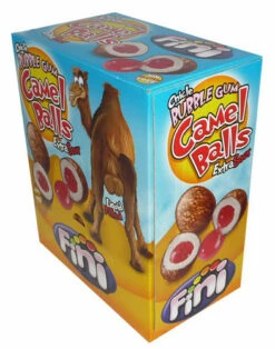 Camel Balls Bubble Gum - Extra Sour (200 Pieces In A Display Unit)