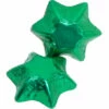 Chocolate Gems - Chocolate Stars - Green Foil (5kg Box / Approx 700 Pcs)