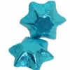 Chocolate Gems - Chocolate Stars - Light Blue Foil (5kg Box / Approx 700 Pcs)