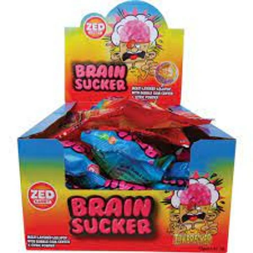Zed Brain Sucker (12 X 55.5g Pops In A Display Box) 1 Zed Brain Sucker (12 X 55.5g Pops In A Display Box)