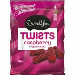 Darrell Lea - Raspberry Twists( 280g)