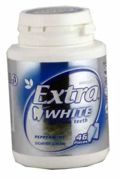 Extra Gum - White - Peppermint (6 X 64g Bottle In A Display Unit)