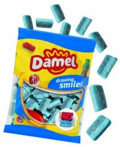 Damel Mega Sour Blue Slices (1kg Bag)