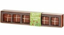 Chocolatier - Hot Cross Buns - 6 Pieces (12 X 80g Packs In A Display Box)