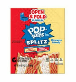Kelloggs Pop Tarts - SplitzStrawberry/Cheesecake(6 Pouches Of 2 X 100g Toaster Pastries)
