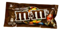 M&M Milk Chocolate- Snack Size (12 X 49g Bags In A Display)