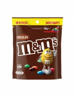 M&M Milk Chocolate (12 X 380g Bags)