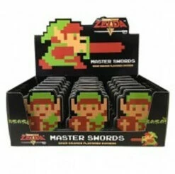 Nintendo Link Master Sword Tin Candy (18 Tins In A Display)
