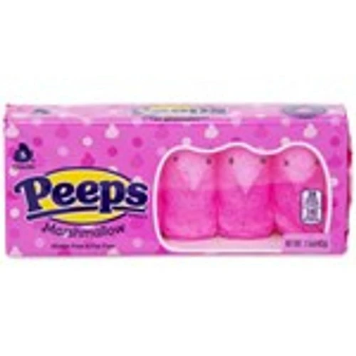 Peeps Marshmallow Pink Chicks (5 X 8.4g In A Box) 1 Peeps Marshmallow Pink Chicks (5 X 8.4g In A Box)