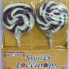 Sweet Treats Swirly Lollipops - Purple (10 X 50g)