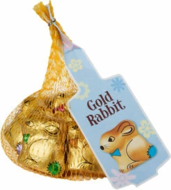Gold Easter Bunny S Net - Milk Chocolate (50 X 80g Bag) -AU Snack Sales Store retina gold rabbit 00106.1600811953