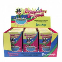 Rick And Morty - Strawberry Smiggles Candy ( 12 X 34g In A Display Box)