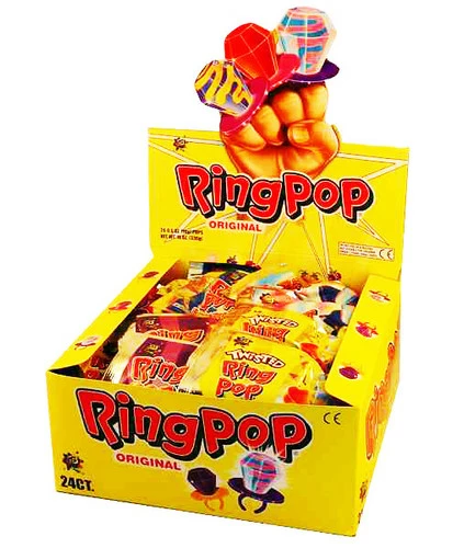 RingPop Original (24 Ringpops In Display Unit) 1 RingPop Original (24 Ringpops In Display Unit)