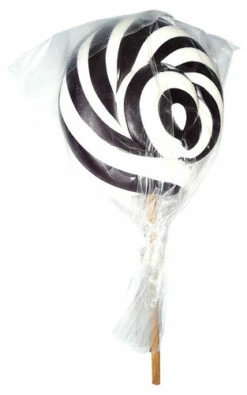 Round Black And White Lollipop (300g Single Lollipop) -AU Snack Sales Store round black and white lollipop 300g 2 80644.1357623303