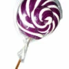 Round Purple And White Lollipop (300g Single Lollipop)