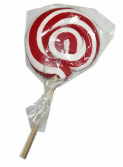 Round Red And White Lollipop (300g Single Lollipop)