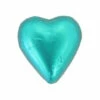 Belgian Milk Chocolate Hearts - Teal (500g Bag)