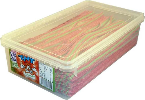 TNT Sour Straps Watermelon (200 Pc Display Unit) 2 TNT Sour Straps Watermelon (200 Pc Display Unit) - Image 2
