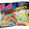 Trolli Sour Glow Worms / Brite Crawlers (45g X 12pc In A Display Unit)