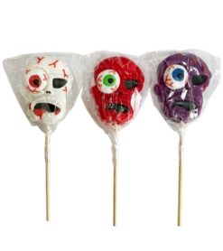 Lolliland Skull Pops With Mallow Eye (24 X 85g Pops)