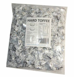 Sweet Treats Wrapped Hard Toffees - Silver - Coconut (1kg)